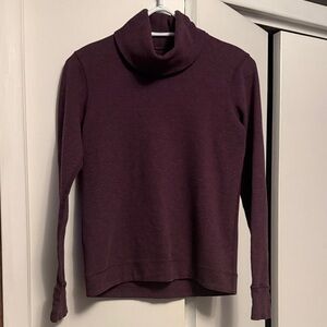 lululemon athletica Deep Purple Turtleneck Sweater